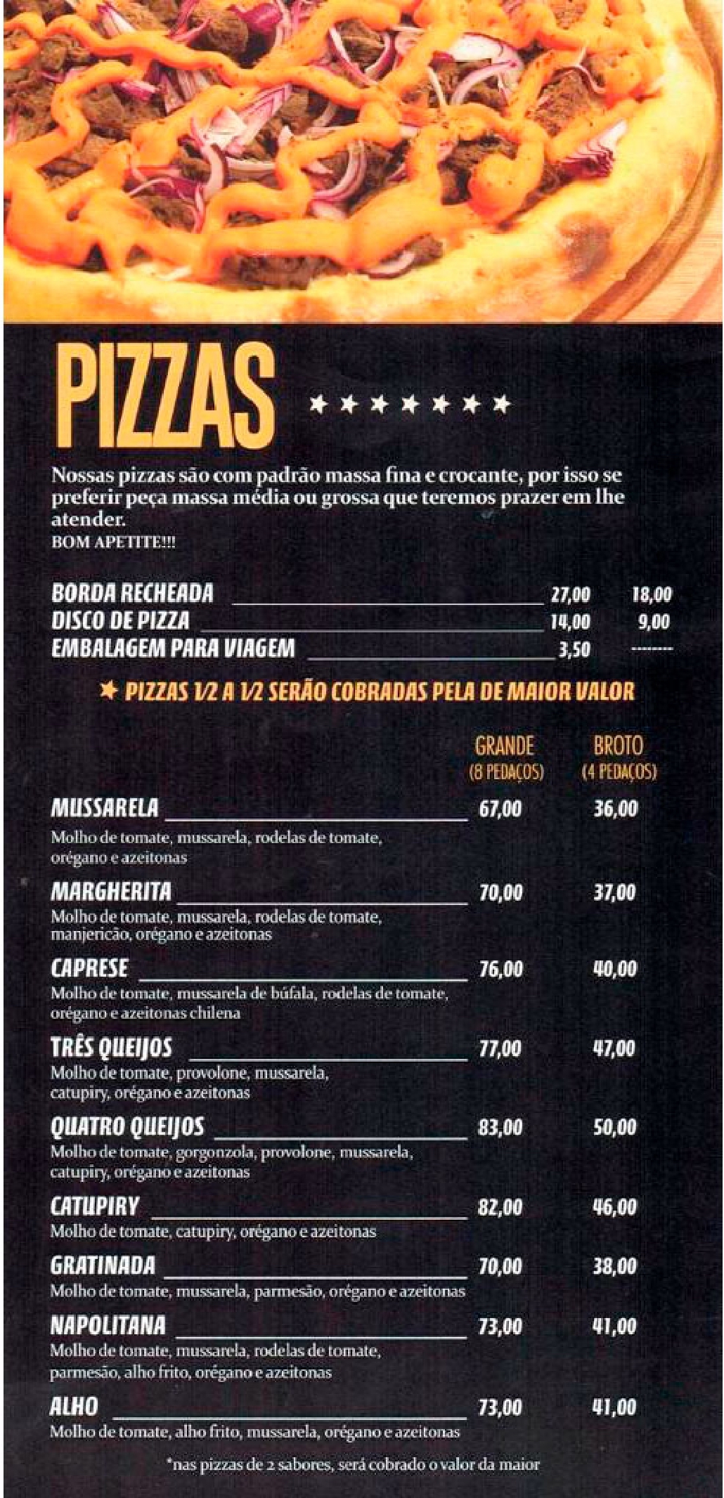 DI PRIMO PIZZARIA, São Paulo - Cardápio, Preços & Comentários de  Restaurantes