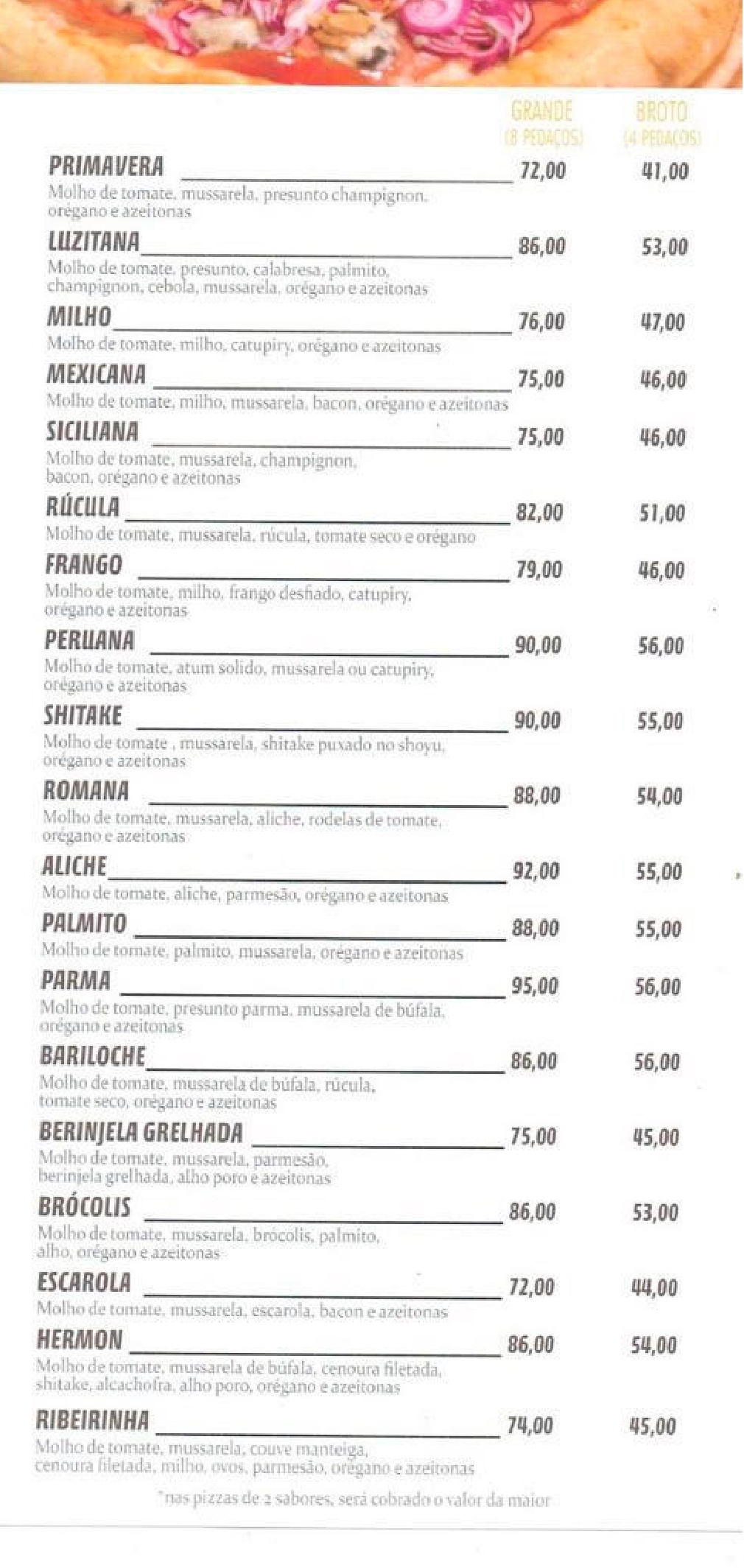 Pizza Brasileira - Picture of Restaurante E Pizzaria Hermon, Bertioga -  Tripadvisor